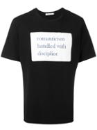 Undercover Slogan T-shirt, Men's, Size: 3, Black, Cotton