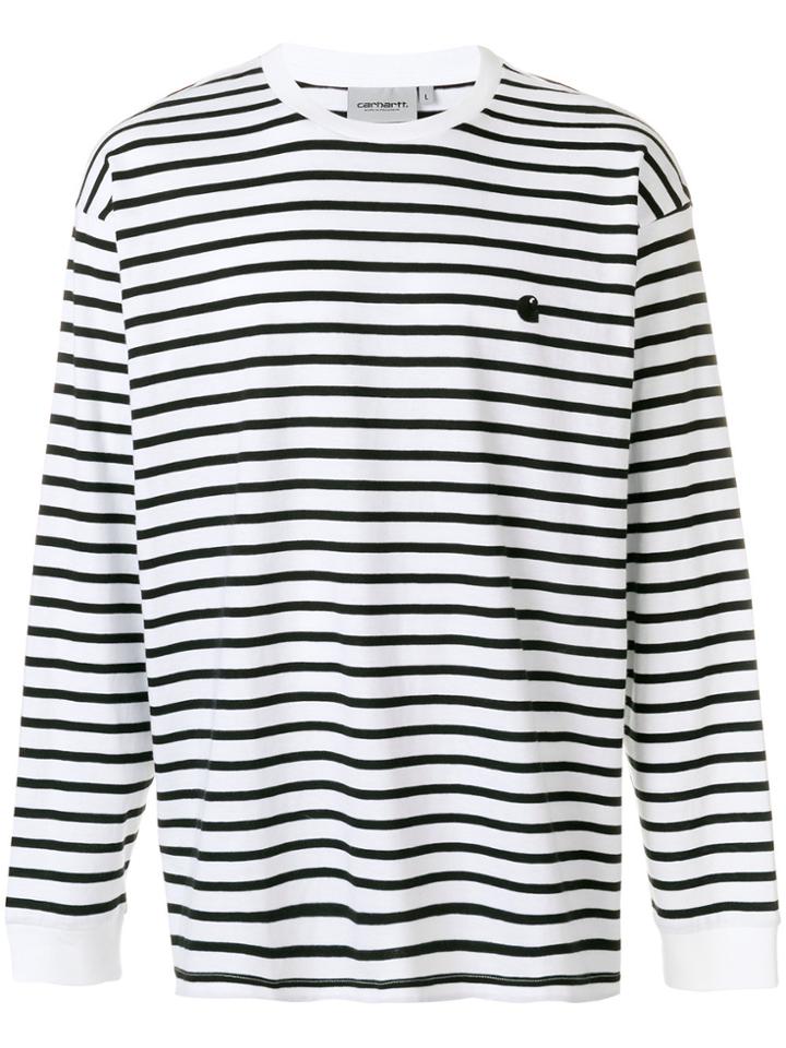 Carhartt Lightweight Striped Sweatshirt - Black