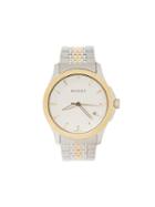 Gucci Two-tone Analog Watch, Adult Unisex, Metallic