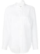 Junya Watanabe Asymmetric Plain Shirt - White