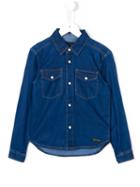 Finger In The Nose Denim Shirt, Boy's, Size: 6 Yrs, Blue