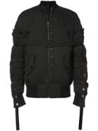 Bmuet(te) Strap Detail Bomber Jacket - Black