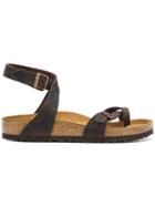 Birkenstock Toe-strap Buckle Sandals - Brown