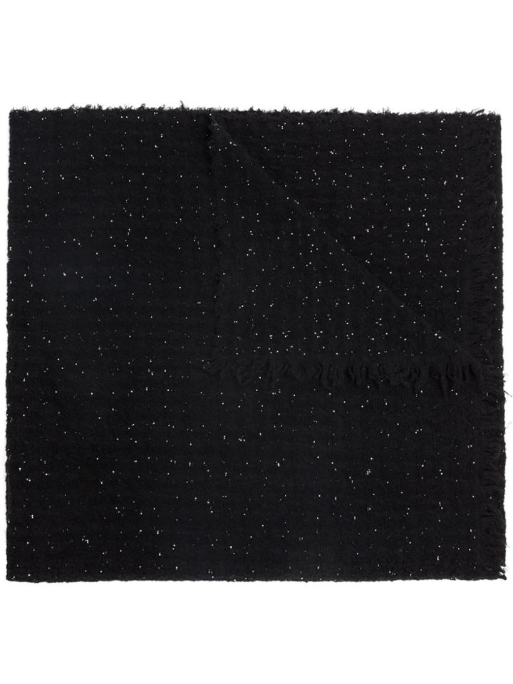 Faliero Sarti Textured Scarf - Black