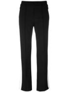 Moncler Piped Seam Track Pants, Women's, Size: Xl, Black, Polyamide/polyester/spandex/elastane