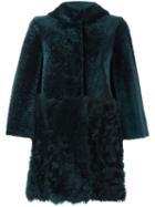 Drome Hooded Parka, Women's, Size: Medium, Green, Lamb Fur