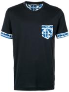 Dolce & Gabbana Majolica Trim T-shirt - Blue
