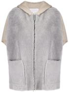 Fabiana Filippi Oversized Two-tone Jacket - Grey