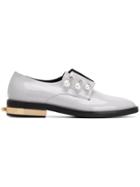 Coliac Pearl-embellished Loafers - Grey