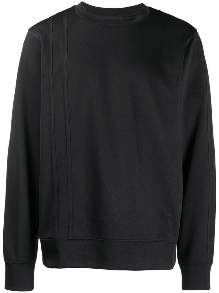 Helmut Lang Striped Detail Sweatshirt - Black