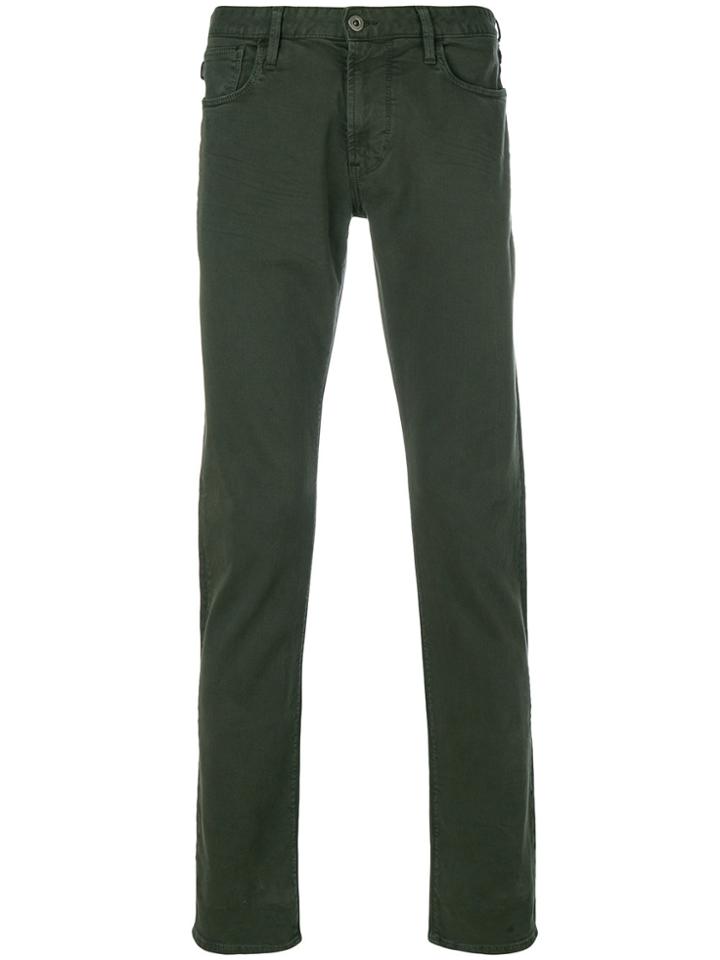 Armani Jeans Slim Fit Jeans - Green