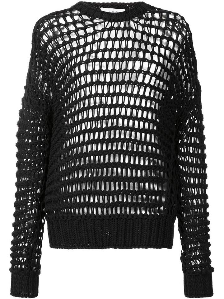 Iro 'davey' Jumper, Women's, Size: Xs, Black, Cotton/polyamide