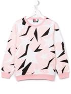 Msgm Kids Star Print Sweatshirt, Girl's, Size: 12 Yrs, Pink/purple