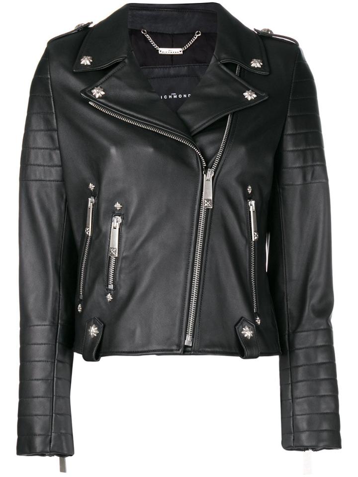 John Richmond Double-breasted Zip Jacket - Black
