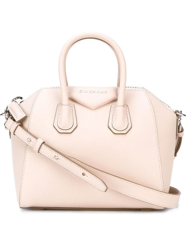 Givenchy Mini 'antigona' Tote, Women's, Pink/purple, Goat Skin