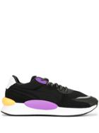 Puma Colour Block Panel Sneakers - Black