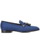 Louis Leeman Tassel Slippers - Blue