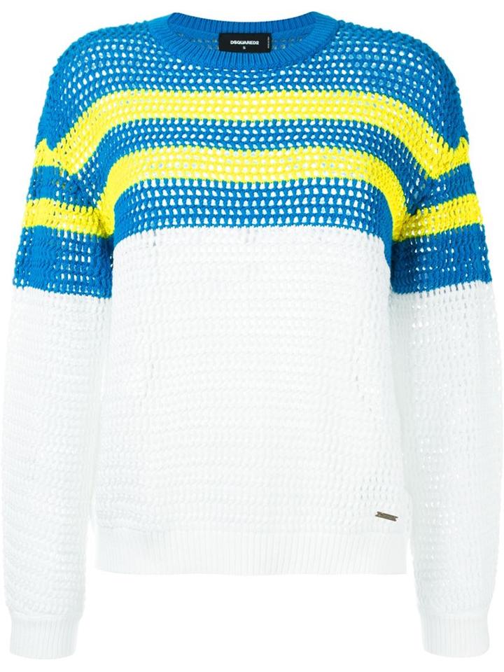 Dsquared2 Colour Block Stripe Sweater