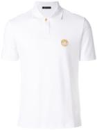 Versace - Embroidered Medusa T-shirt - Men - Cotton/spandex/elastane - L, White, Cotton/spandex/elastane