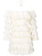 Zimmermann Broderie Anglaise Dress - Nude & Neutrals