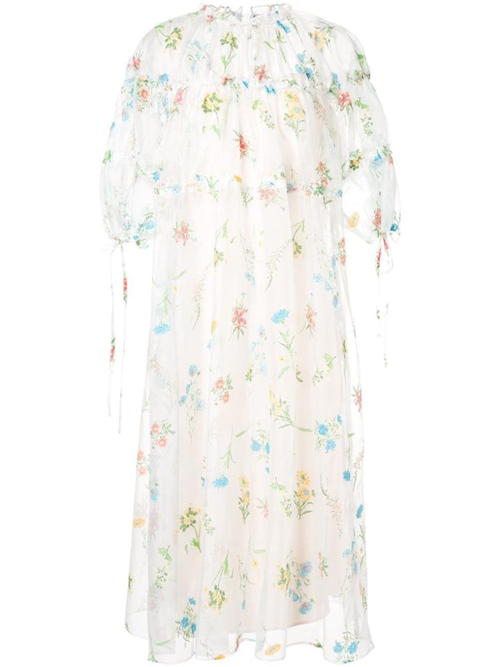 Rejina Pyo Floral Summer Dress - White