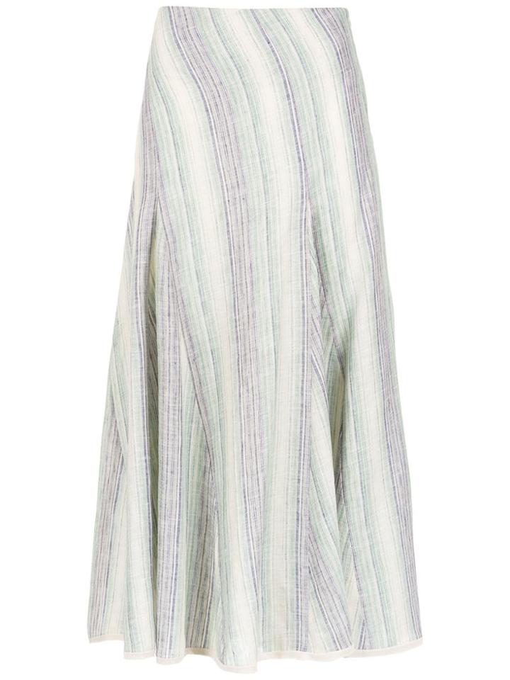 Alcaçuz Filme Linen Skirt - Blue