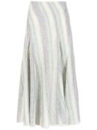 Alcaçuz Filme Linen Skirt - Blue