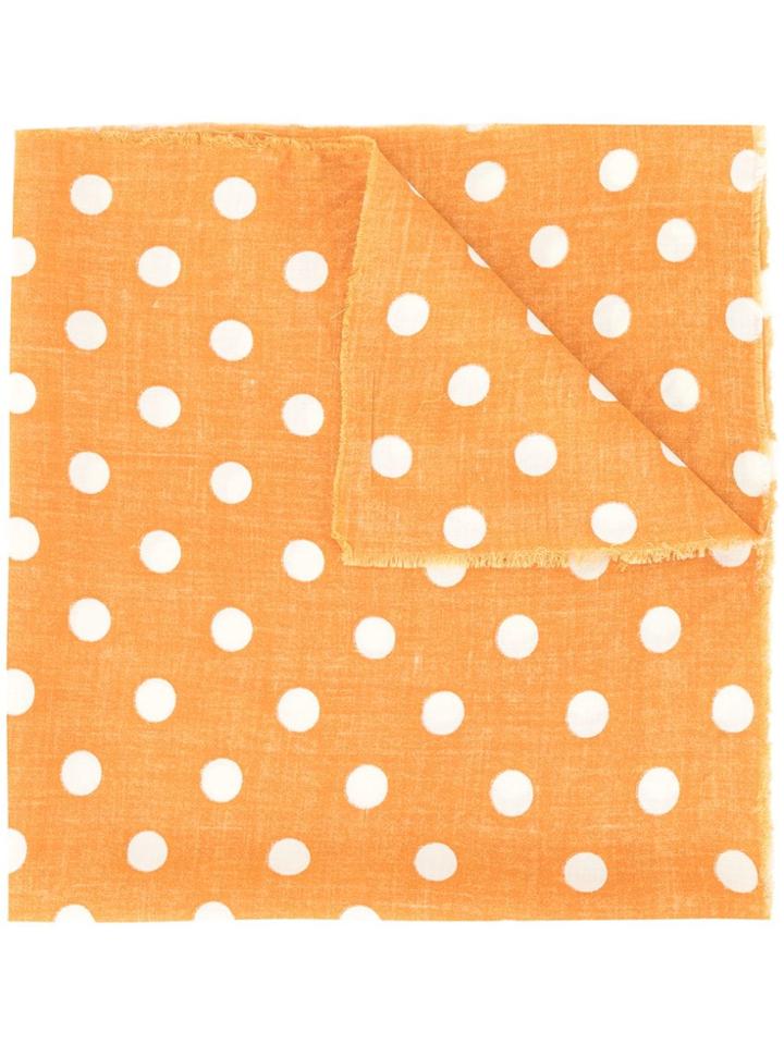 Undercover Polka Dot Scarf - Yellow