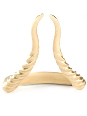 Marc Alary 'gazelle Horns' Ring, Women's, Metallic