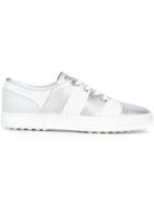 Tod's Striped Sneakers - White