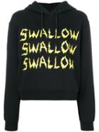 Mcq Alexander Mcqueen - Swallow Hoodie Sweatshirt - Women - Cotton - M, Black, Cotton
