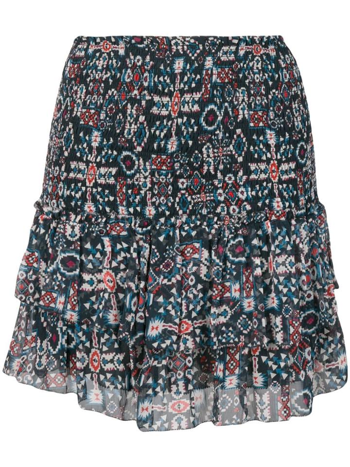 Isabel Marant Étoile Printed Mini Skirt - Black