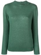A.p.c. Buttoned Knitted Top - Green