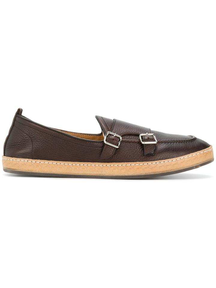Henderson Baracco Buckle Slip-on Loafers - Brown