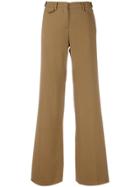 No21 Welt Pocket Palazzo Pants - Nude & Neutrals