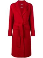 P.a.r.o.s.h. Belted Trench Coat - Red