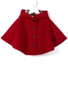 Burberry Kids Hooded Cape, Infant Girl's, Size: 9 Mth, Red