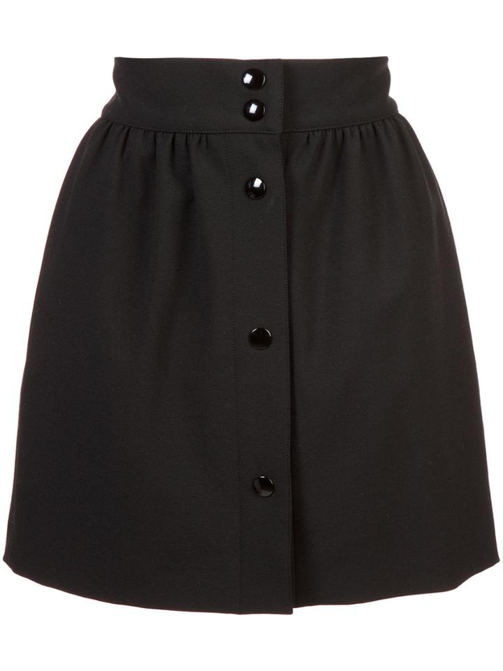 Red Valentino Short Full Skirt - Black
