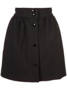 Red Valentino Short Full Skirt - Black
