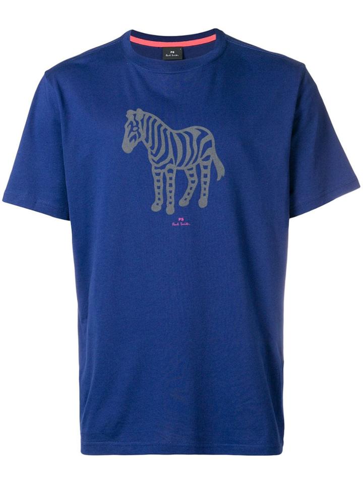 Ps By Paul Smith Zebra T-shirt - Blue