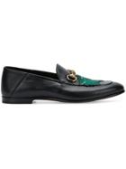 Gucci Panther Face Loafers - Black