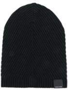 Canada Goose Ribbed Beanie Hat - Black