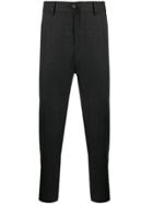 Société Anonyme Tapered Pinstripe Trousers - Black