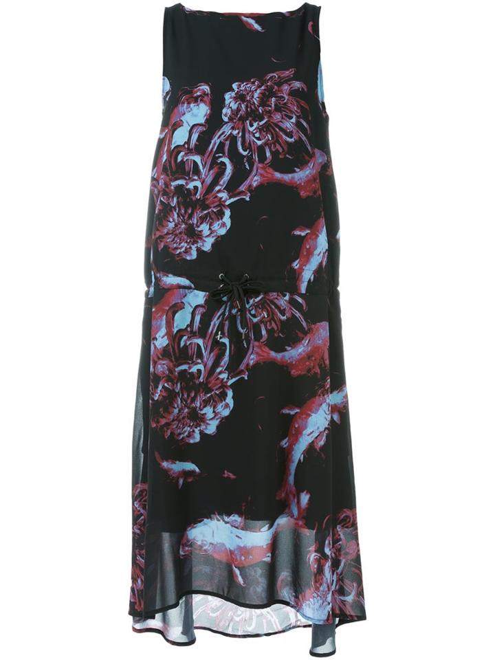 Diesel Floral Print Drawstring Dress