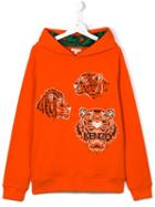 Kenzo Kids 'tiger' Hoodie, Boy's, Size: 14 Yrs, Yellow/orange