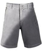 Diesel Red Tag Two-tone Denim Shorts - Grey