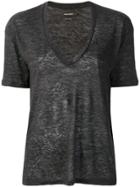 Isabel Marant V-neck T-shirt - Grey