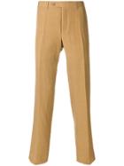 Canali Side Fastened Trousers - Brown
