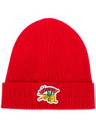 Kenzo Jumping Tiger Beanie - Red