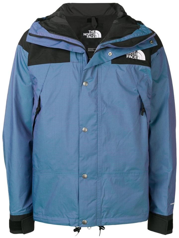 The North Face Logo Button-up Jacket - Blue